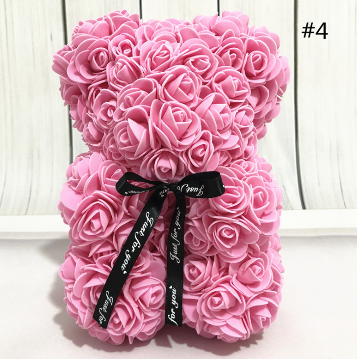 Love Forever Rose Teddy Bear - luvinly