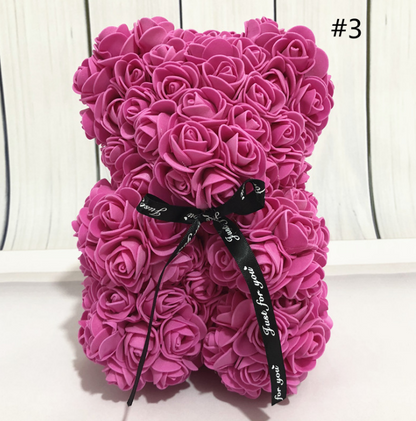 Love Forever Rose Teddy Bear - luvinly