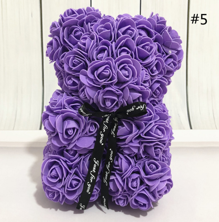 Love Forever Rose Teddy Bear - luvinly