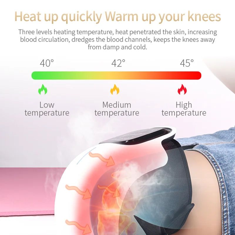LuxoRelief™️ Knee Heat Massager - luvinly