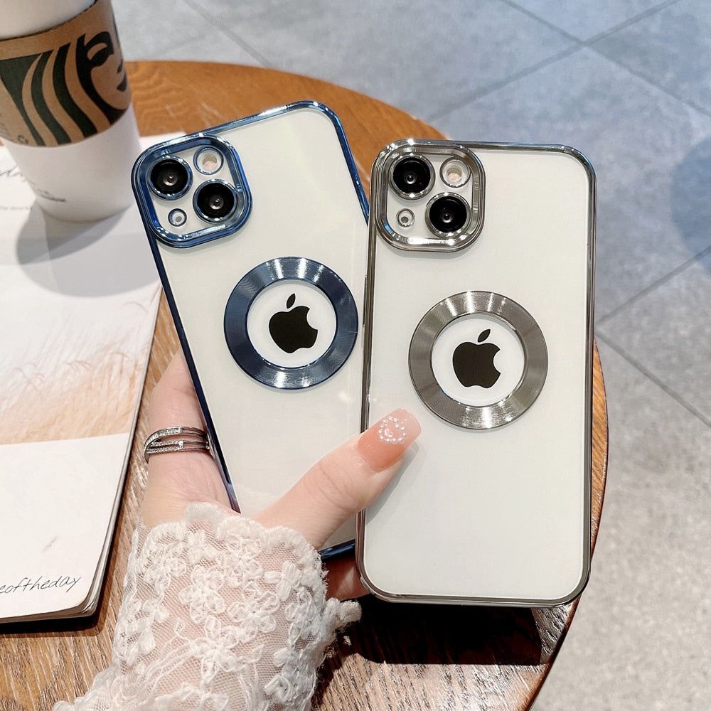 Luxury Transparent Electroplated iPhone Case - luvinly