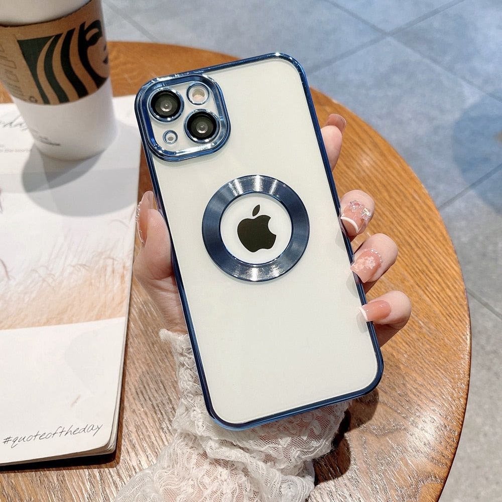 Luxury Transparent Electroplated iPhone Case - luvinly