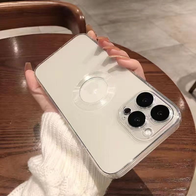 Luxury Transparent Electroplated iPhone Case - luvinly