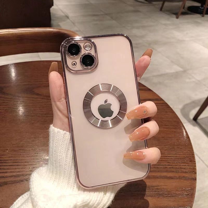 Luxury Transparent Electroplated iPhone Case - luvinly