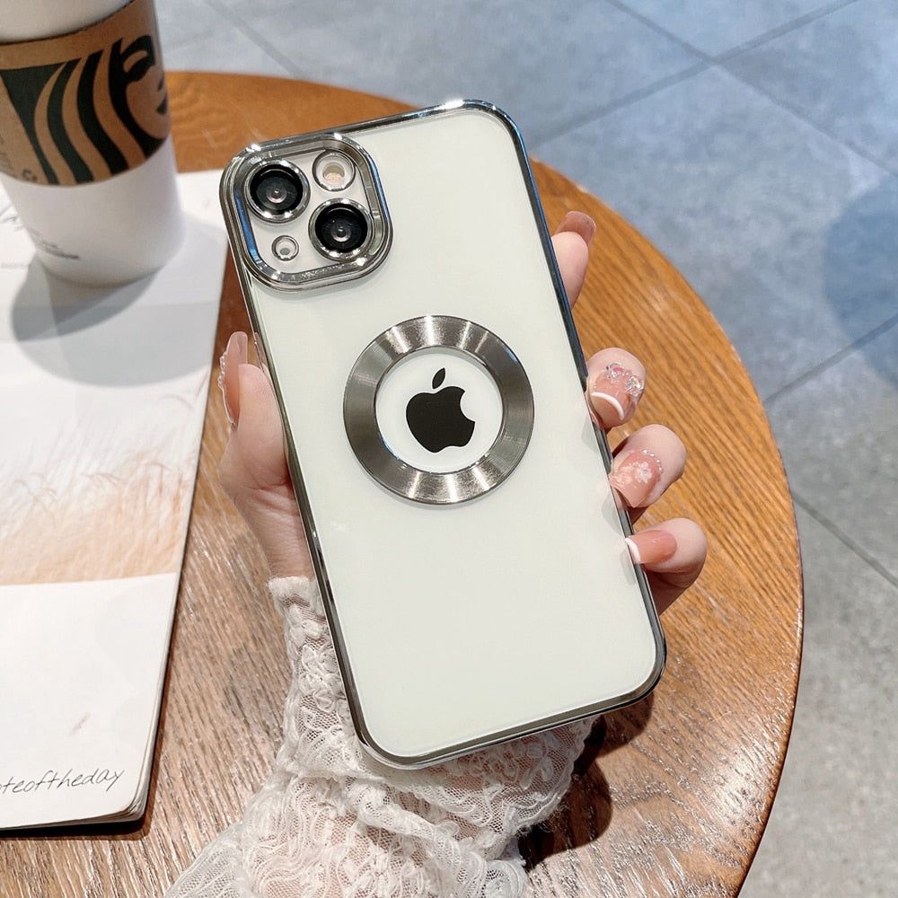 Luxury Transparent Electroplated iPhone Case - luvinly
