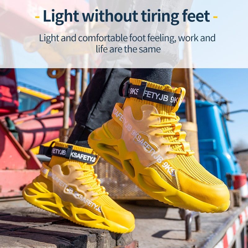 MIGHTYSTEPS - LIGHTWEIGHT INDESTRUCTIBLE STEEL TOE SHOES - luvinly