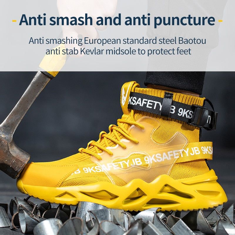 MIGHTYSTEPS - LIGHTWEIGHT INDESTRUCTIBLE STEEL TOE SHOES - luvinly