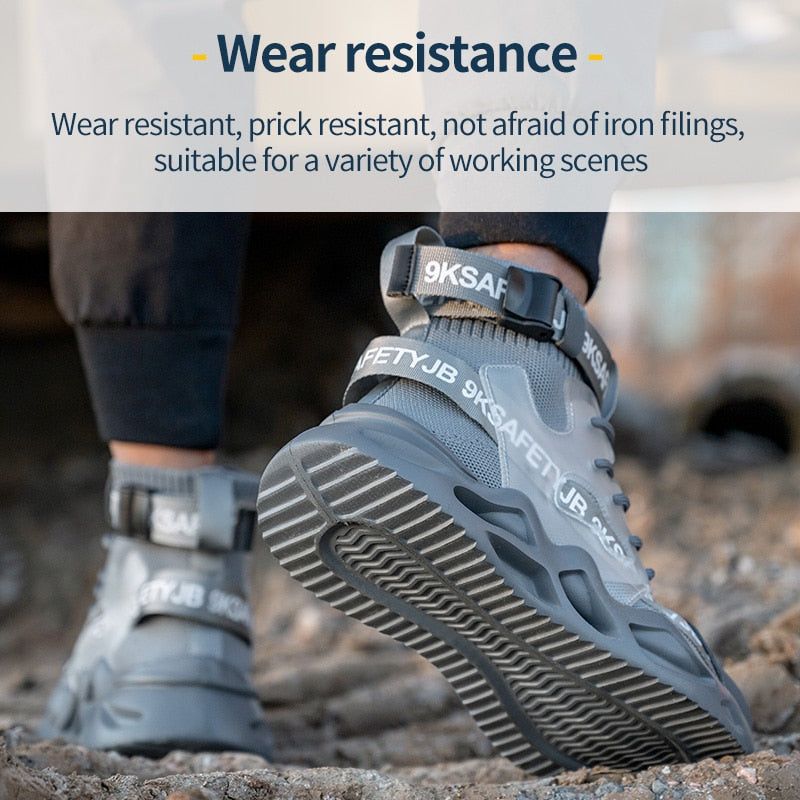 MIGHTYSTEPS - LIGHTWEIGHT INDESTRUCTIBLE STEEL TOE SHOES - luvinly