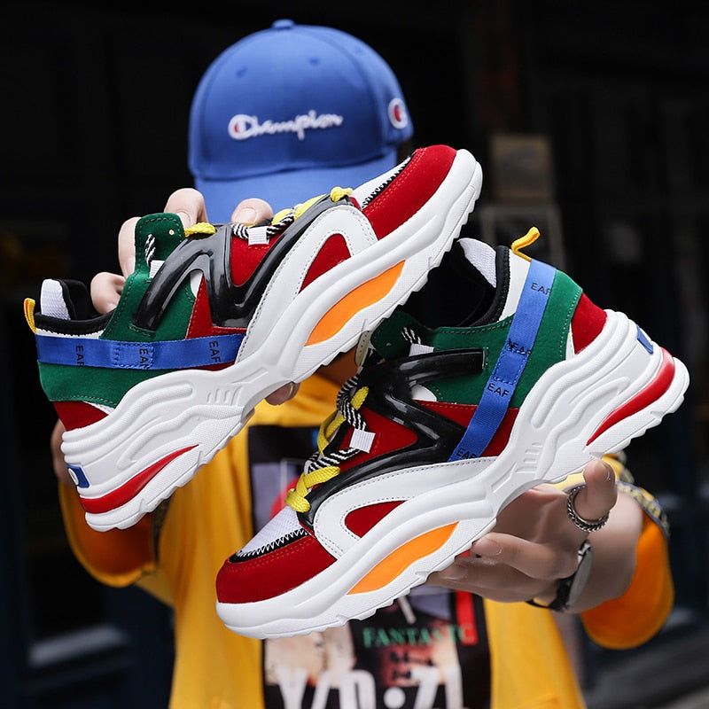 Masculino - Multi-Color Sneakers - luvinly