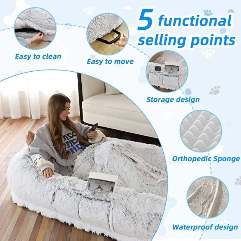 Me & Bestie Human Sized Napping Bed - luvinly