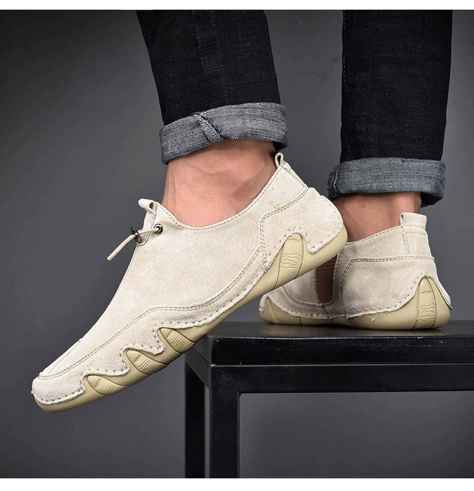 Mens Couture Leather Shoes - luvinly