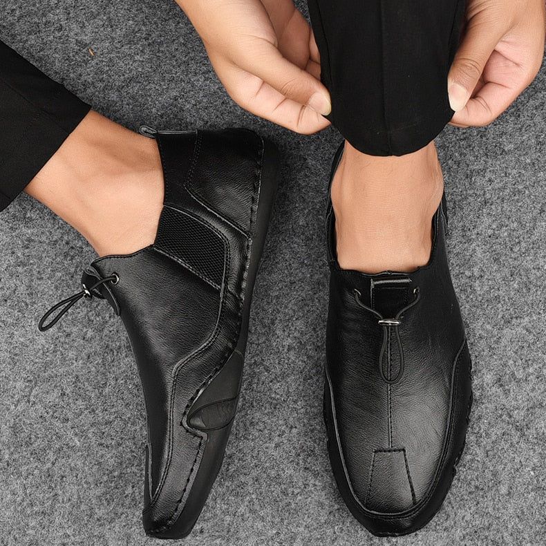 Mens Couture Leather Shoes - luvinly