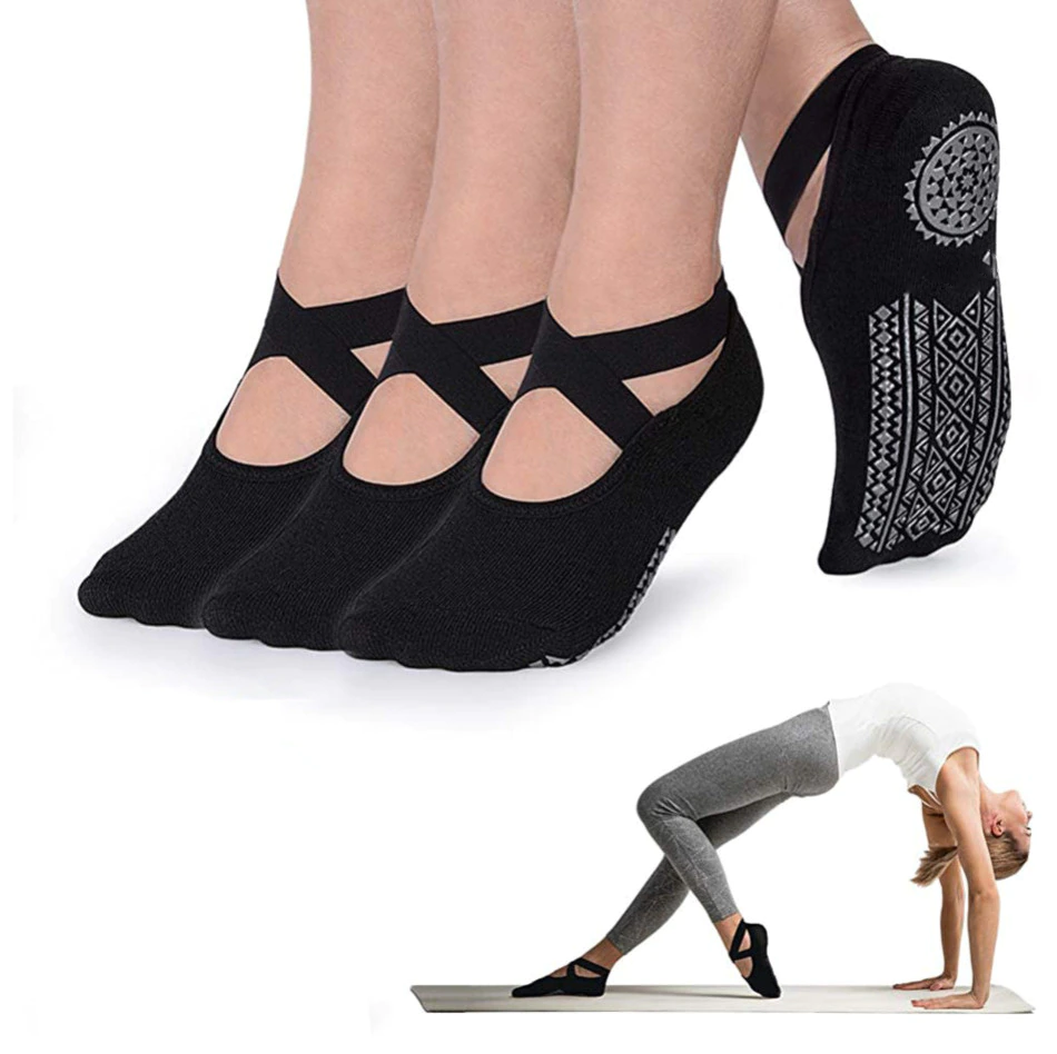 Non-Slip Grip Socks for Women - Perfect for Pilates, Barre, Ballet, and Barefoot Workouts. - luvinly