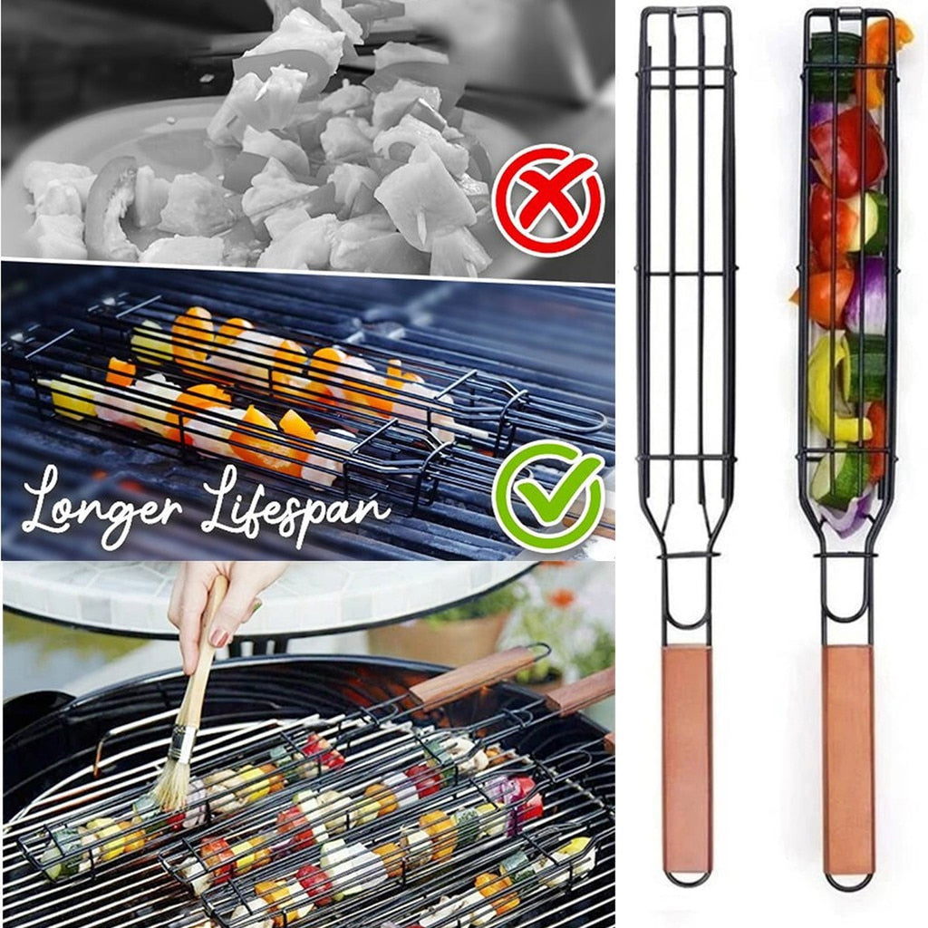 Nonstick Barbecue Grill Basket - luvinly