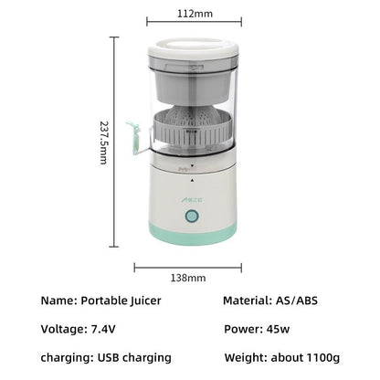 NutriQuench - Portable USB Cordless Fruit Juicer - luvinly