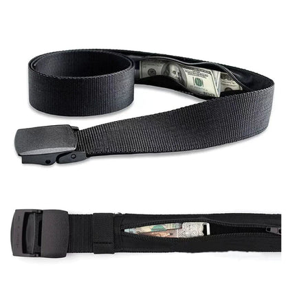 Nylon Webbing Anti-Theft Hidden Money Belt - luvinly