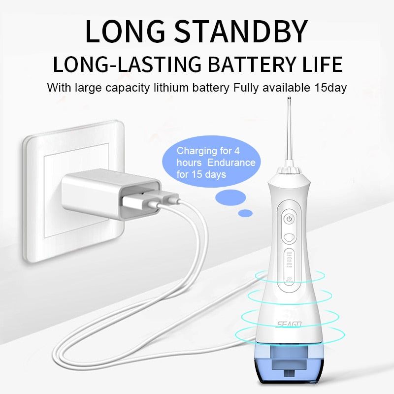 OrthoFloss - Cordless Water Dental Flosser - luvinly