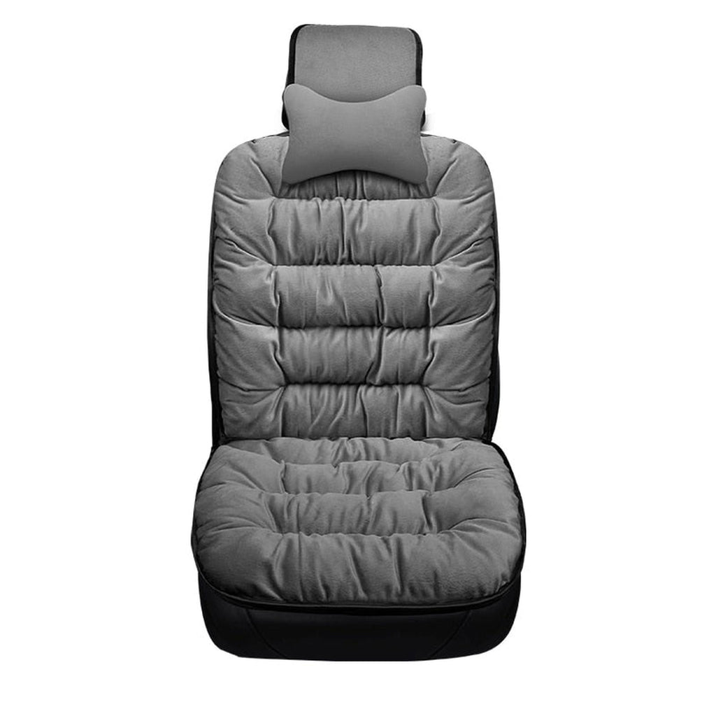 PLUSH SEAT - FUZZY CAR SEAT COVERS PROTECTION PAD - luvinly