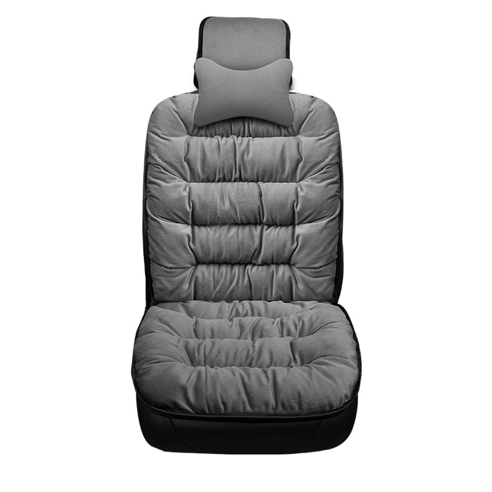 PLUSH SEAT - FUZZY CAR SEAT COVERS PROTECTION PAD - luvinly