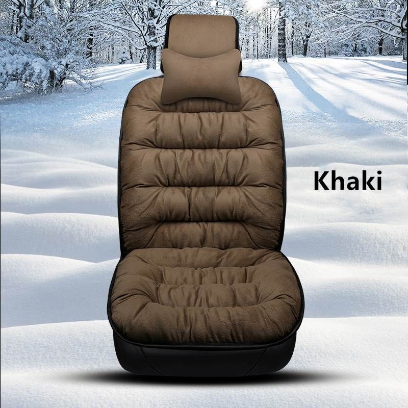 PLUSH SEAT - FUZZY CAR SEAT COVERS PROTECTION PAD - luvinly