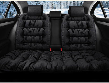 PLUSH SEAT - FUZZY CAR SEAT COVERS PROTECTION PAD - luvinly
