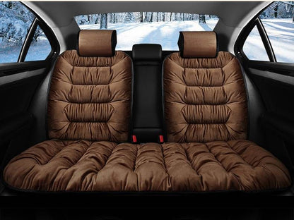 PLUSH SEAT - FUZZY CAR SEAT COVERS PROTECTION PAD - luvinly