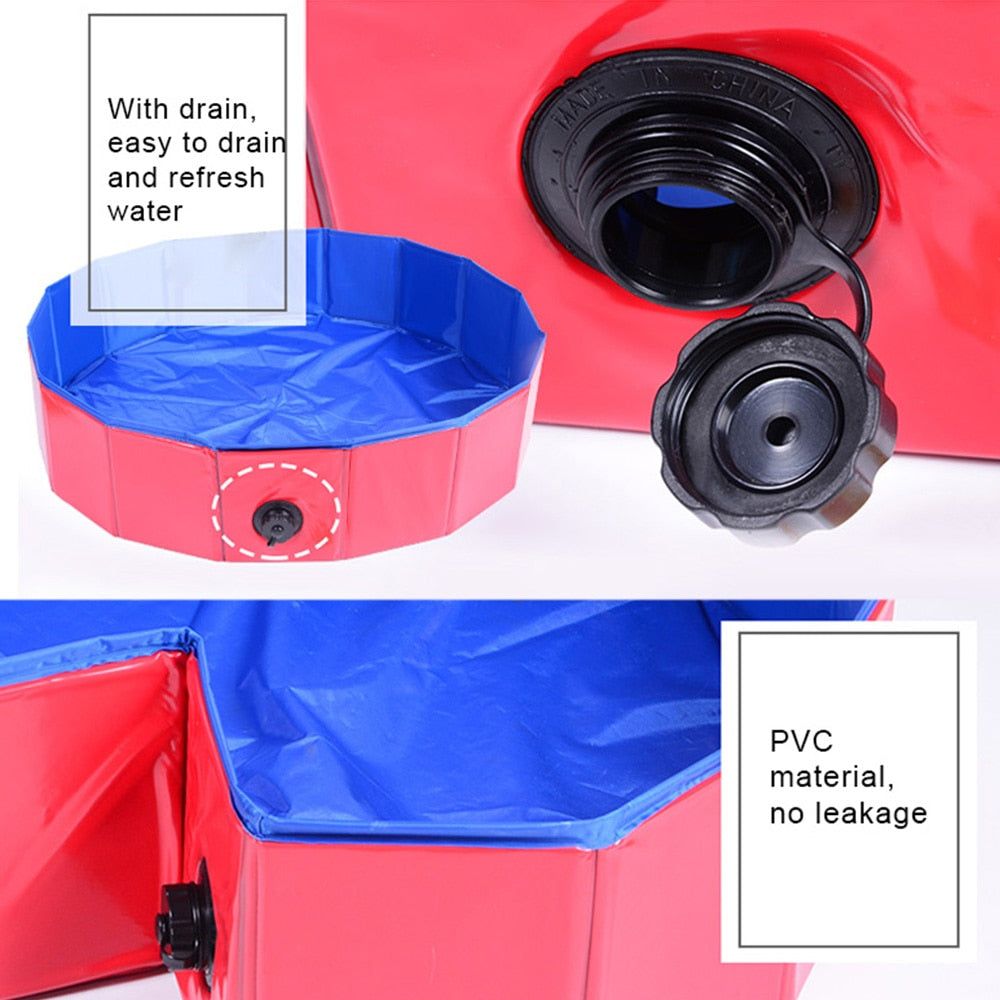 PORTABLE DOG POOL - luvinly