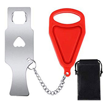 PORTABLE DOOR LOCK - ADDS AN EXTRA LAYER OF PROTECTION! - luvinly