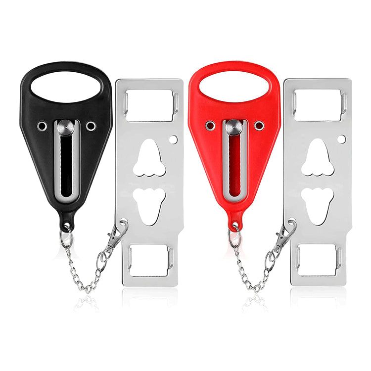PORTABLE DOOR LOCK - ADDS AN EXTRA LAYER OF PROTECTION! - luvinly