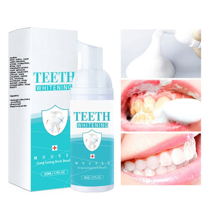 PearlGlow™ Teeth Cleansing and Whitening Foam - luvinly