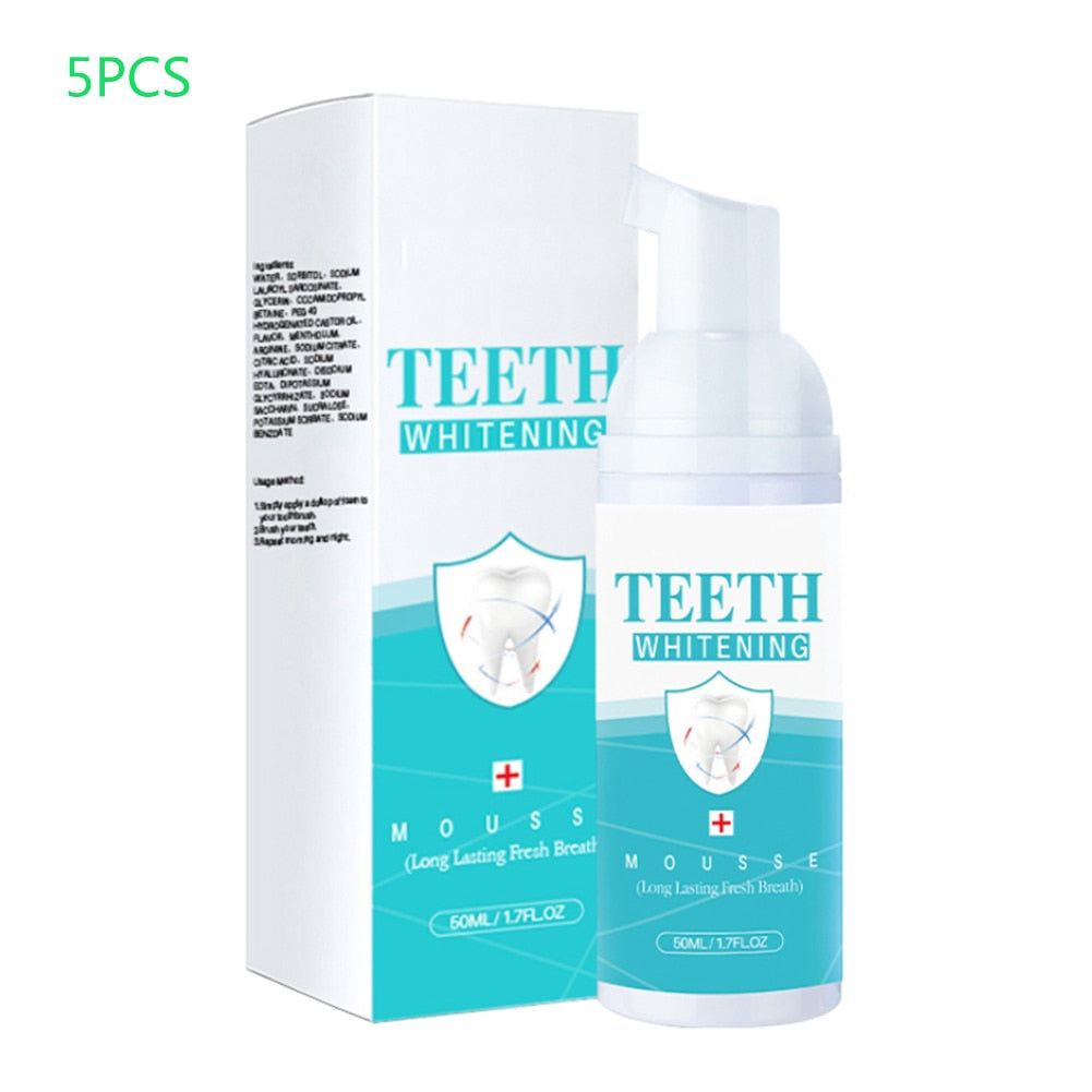 PearlGlow™ Teeth Cleansing and Whitening Foam - luvinly