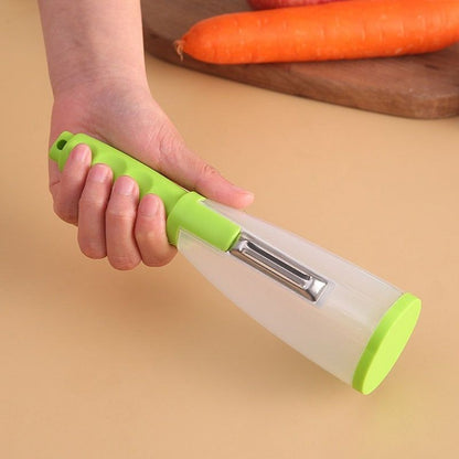 PeelMatic™ - The Ultimate Multifunctional Peeler with Storage Container - luvinly