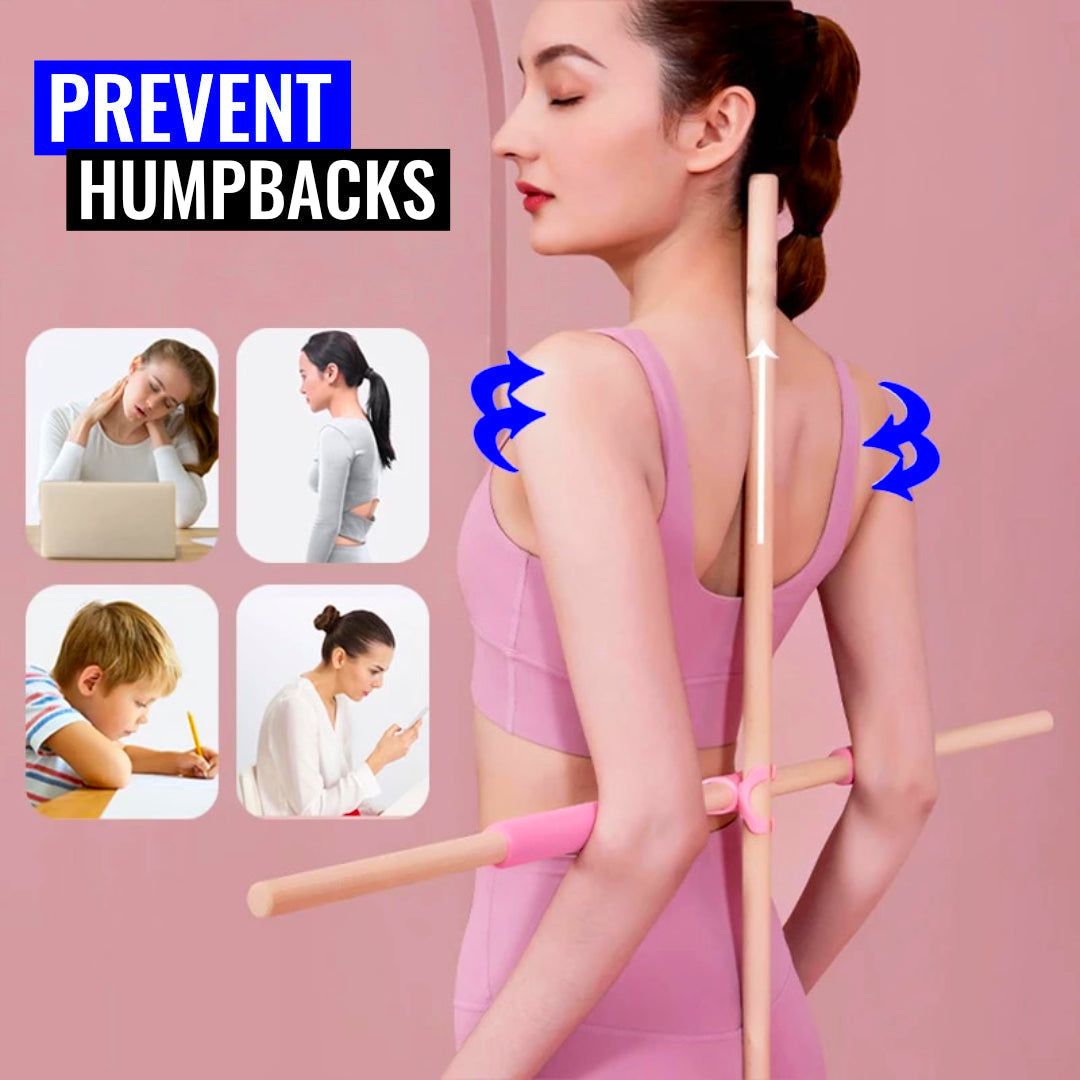 PosturePilot - Back Straightener Posture Corrector Yoga Stick - luvinly