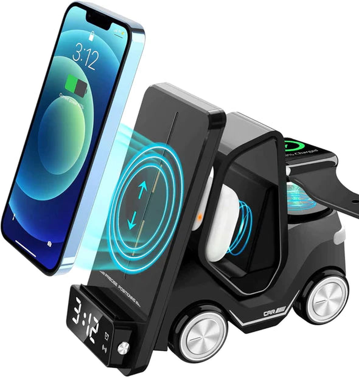 PowerHub - 5 In 1 Wireless Charging Station - luvinly