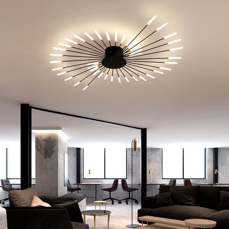Premium Nordic Styled Firework Shape Ceiling Light - luvinly