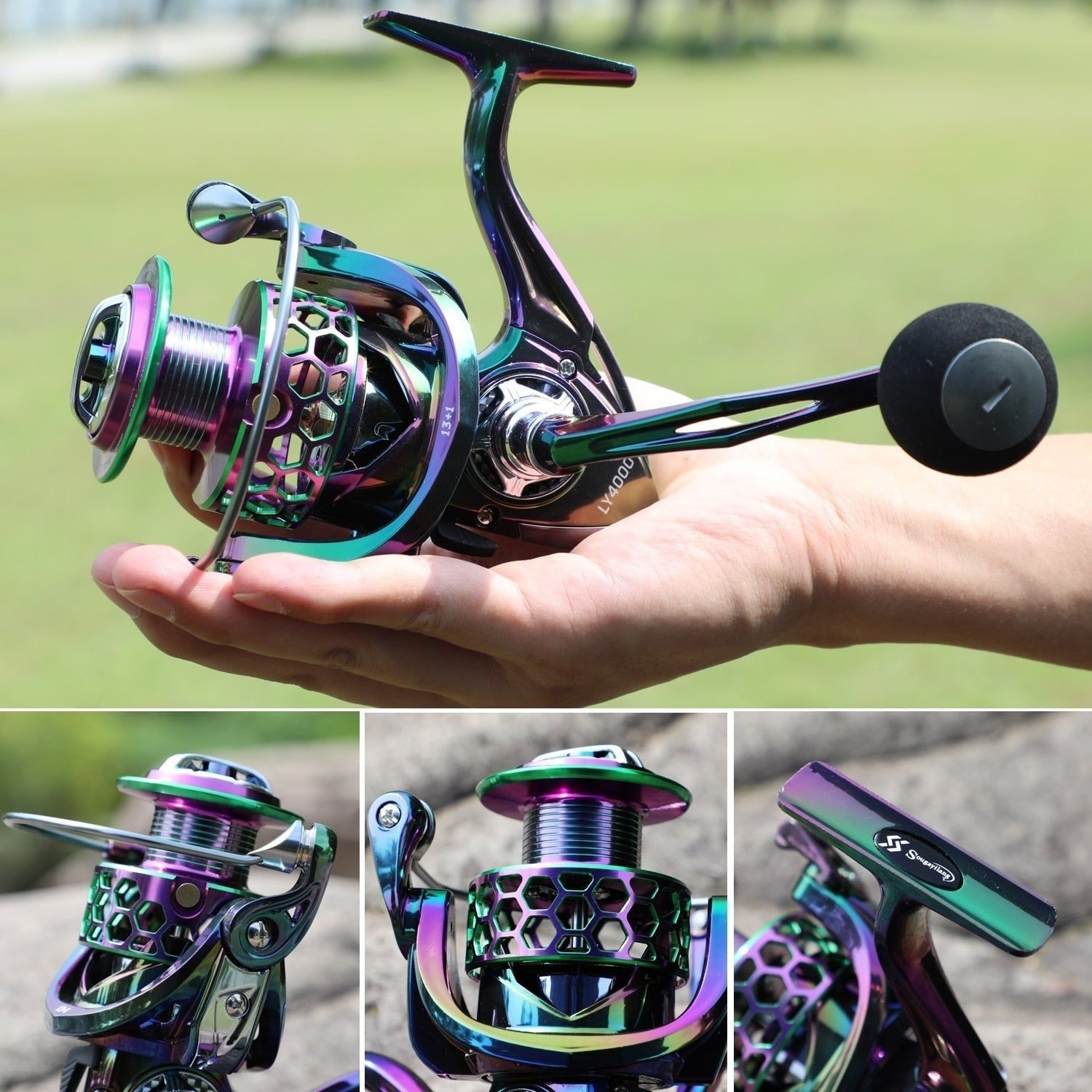 Reelmaister-Multi-Color Fishing Rod - luvinly