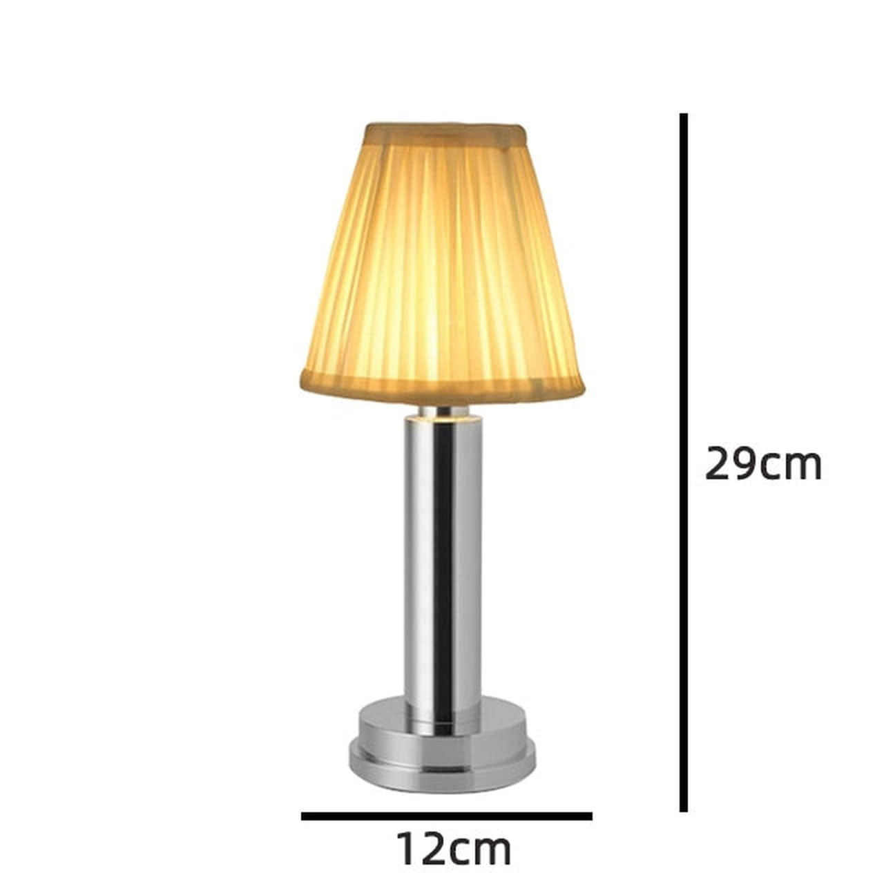 RemiLamp - LED Rechargeable Cordless Metal Table Lamp - luvinly