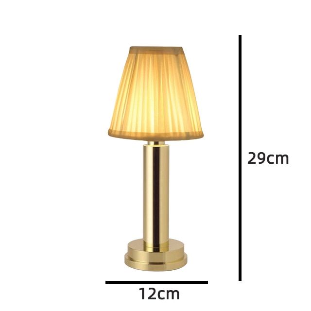 RemiLamp - LED Rechargeable Cordless Metal Table Lamp - luvinly