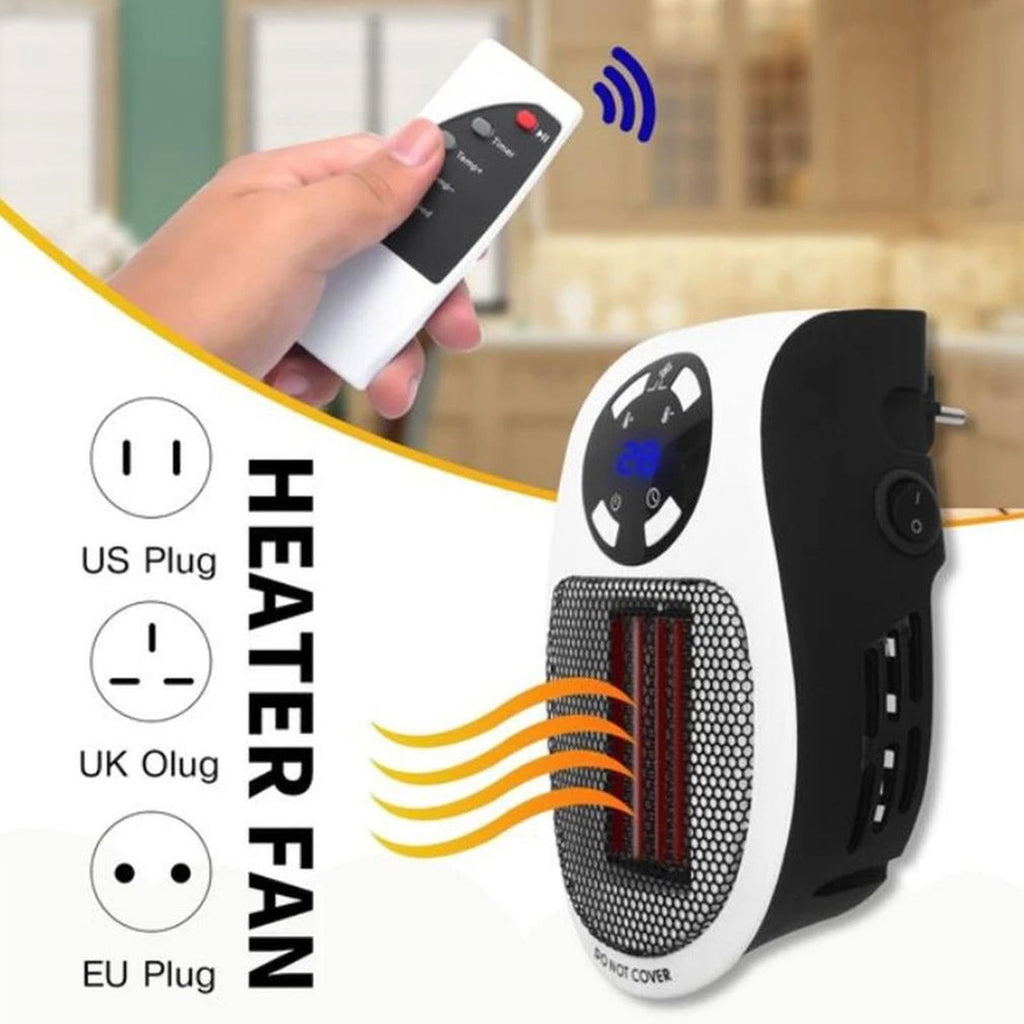 The HandyHeater- Mini Electric Heater w/ Remote - luvinly