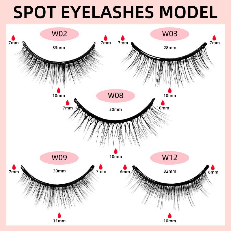 Reusable Self-Adhesive Eyelashes - luvinly