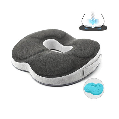 Soft Memory Foam Donut Pillow – Non-Slip Cushion for Office Chairs & Gaming Desk Chairs