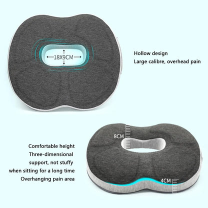 Soft Memory Foam Donut Pillow – Non-Slip Cushion for Office Chairs & Gaming Desk Chairs