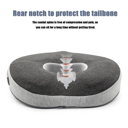 Soft Memory Foam Donut Pillow – Non-Slip Cushion for Office Chairs & Gaming Desk Chairs