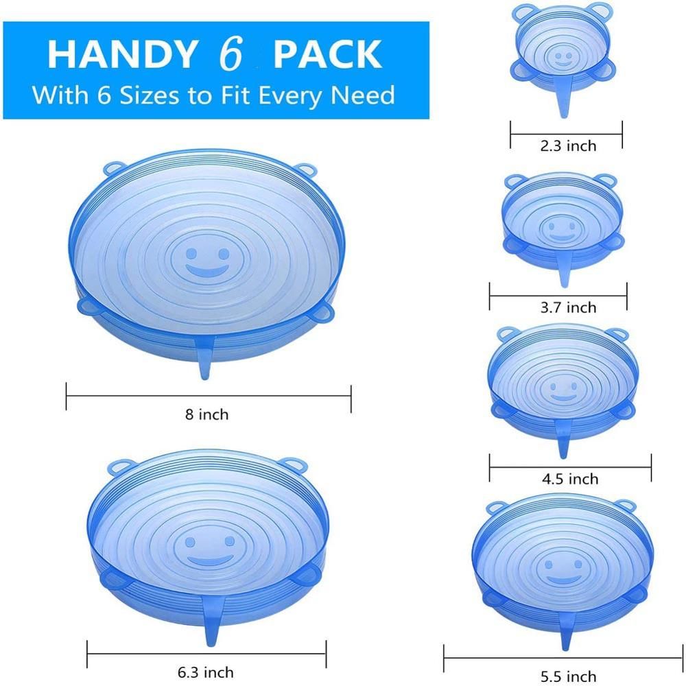 SILICONE FOOD COVERS SET - luvinly