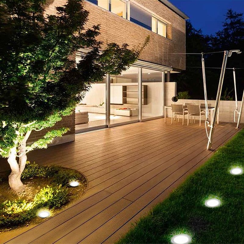 SOLAR POWERED GROUND LIGHTS - luvinly