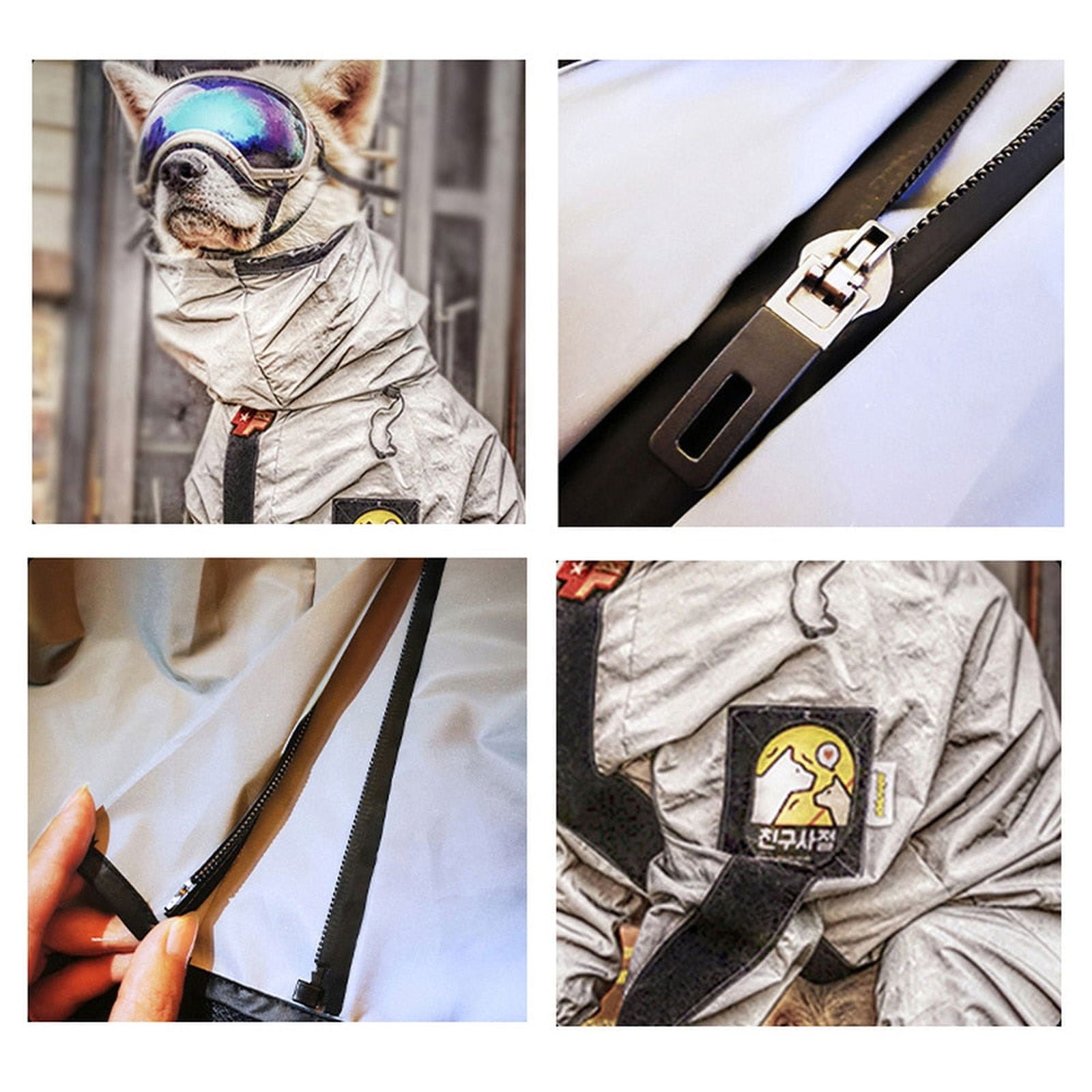 SafeCoat - Reflective All-weather Waterproof Dog Rain Coat - luvinly