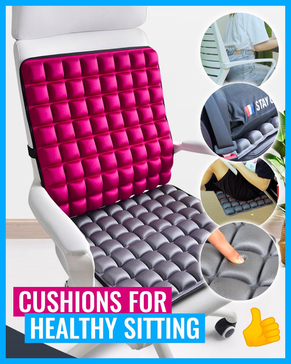 SeatPuff™️ - 3D Nonslip Pressure Relief Air Cushion - luvinly