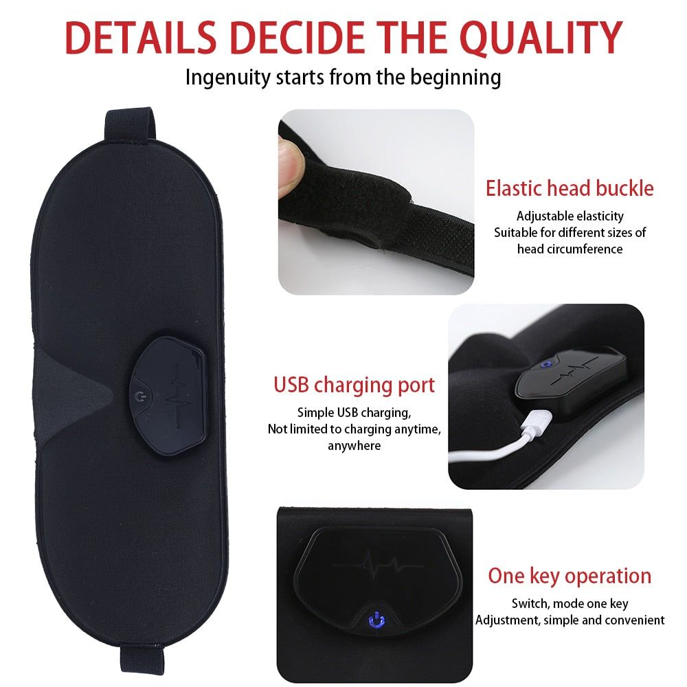 SnoozeBand - Insomnia Head Massager Sleep Therapy Mask - luvinly