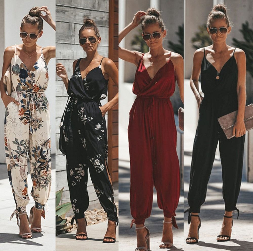 Spring V-Neck Body Suit - luvinly