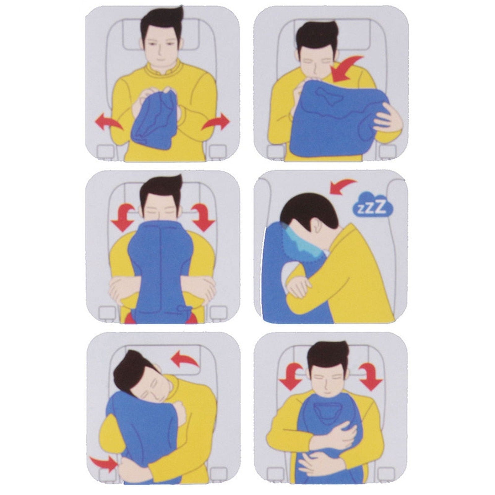 TravelCuddi - Inflatable Travel Pillow - luvinly